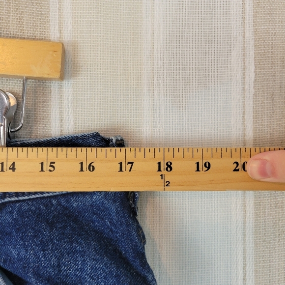 Vintage Lee Denim Jeans Blue Size 18 Short Loose‎ Fit Mom Jeans - Picture 4 of 10